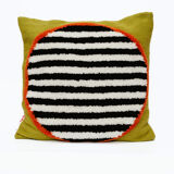 handmade wool cushion cover porthole 45 x 45 cm
