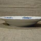 Hollow dish porcelain Bavaria decoration flowers pink cobalt blue