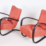 Paire de fauteuils Art Déco H269 par Up Závody, conçus par Halabala 1930