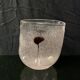 Bubbled glass vase