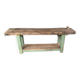 Wooden carpenter's workbench