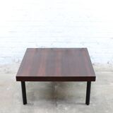 Square teak coffee table by Pierre Guariche for Meurop