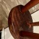 Vintage brutalist tripod shepherd stool mountain