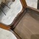 Console with a niche in cherry wood in Louis XV style.