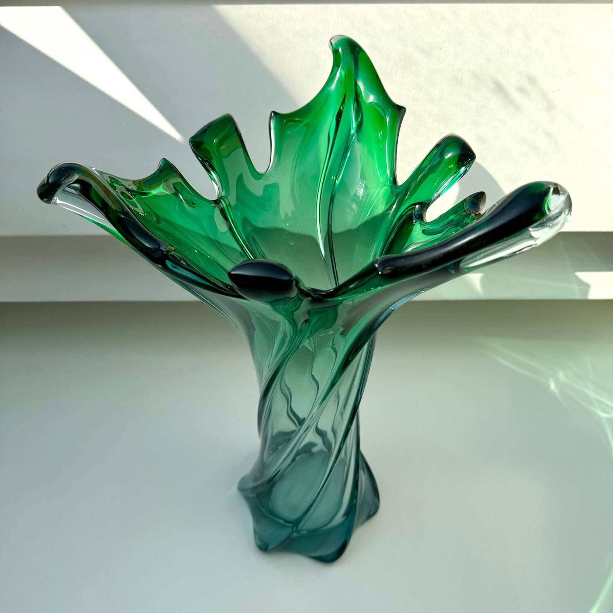 Vintage swirl vase Sommerso Murano
