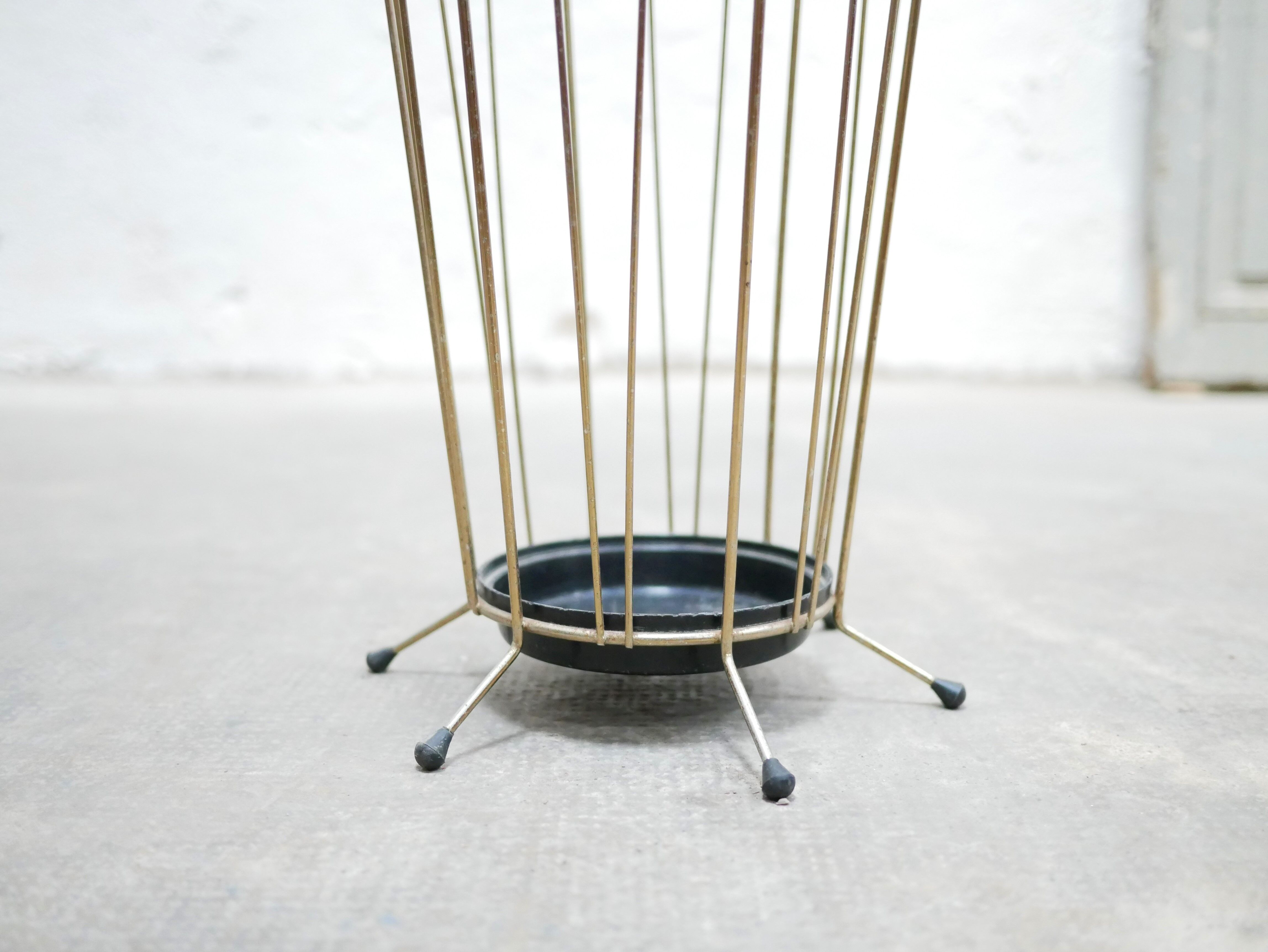 Vintage brass umbrella holder