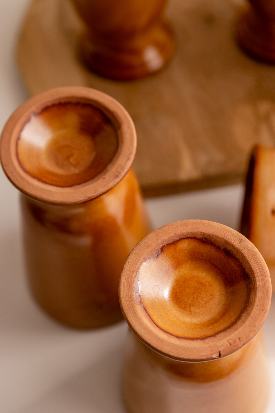 lot of 6 Mazagran terracotta