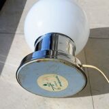 Pair of mcm chromed lamps