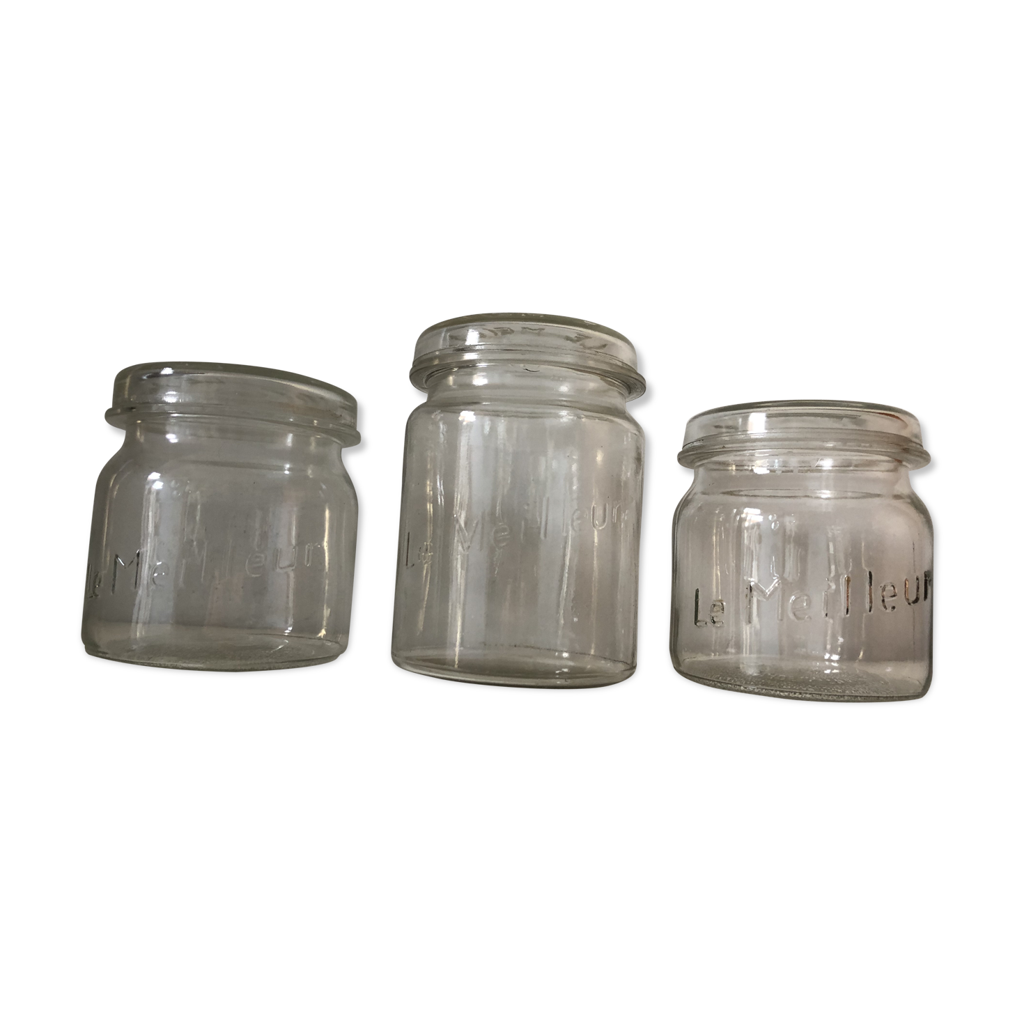 Jar 'best' trio vintage