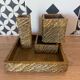 Brutalist desk set