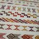 Hand-woven margoum rug in natural wool