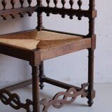 Vintage fireplace corner chair