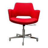 German swivel office chair Space Age mid-century by Egon Eiermann for Wilde + Spieth, 1960s