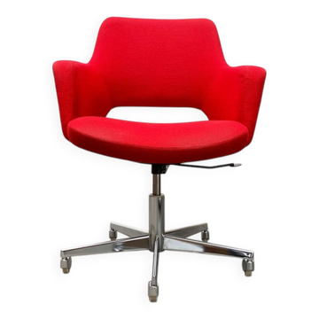 German swivel office chair Space Age mid-century by Egon Eiermann for Wilde + Spieth, 1960s