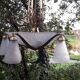 Muller brothers Luneville brass chandelier 1920/1930
