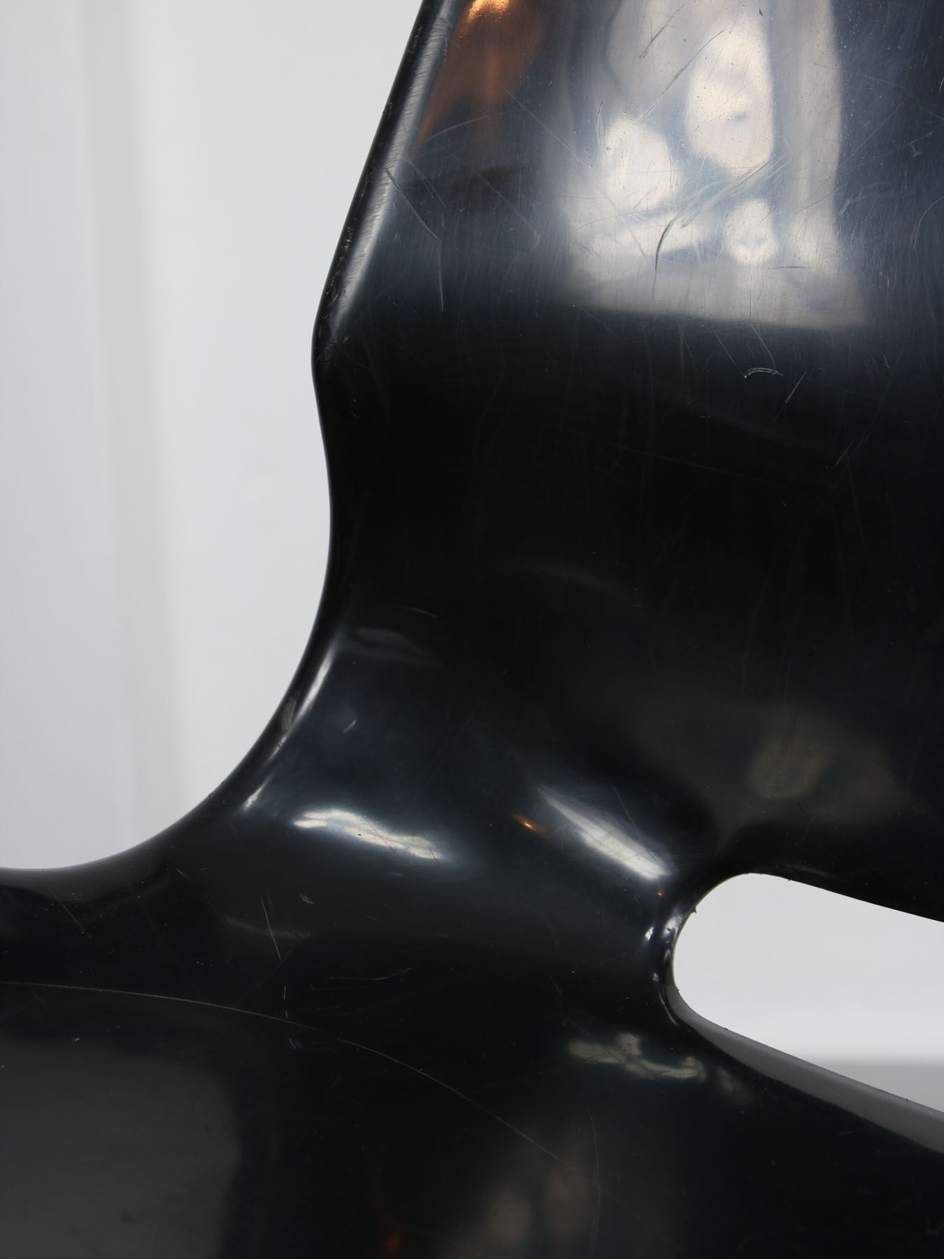 Black Overman Office Swivel Chair by Svante Schoblom from Sweden, 1970s