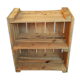 Wooden case with a storage furniture department