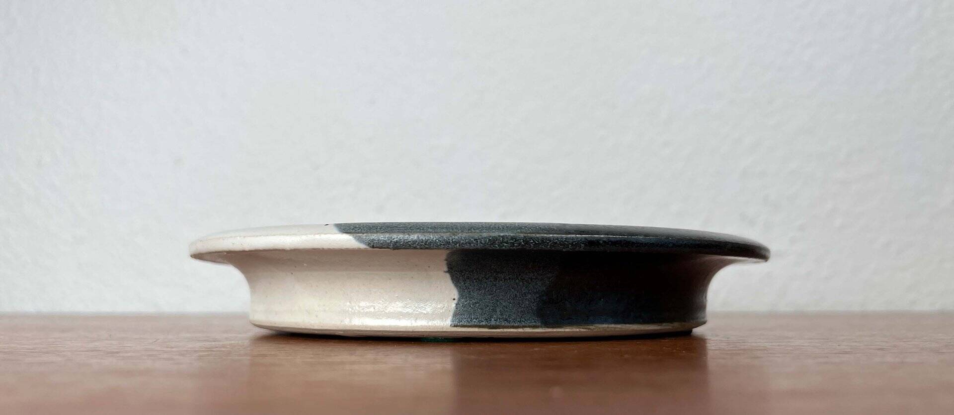 Vintage Danish pottery bowl by Aage Würtz, 1970s.