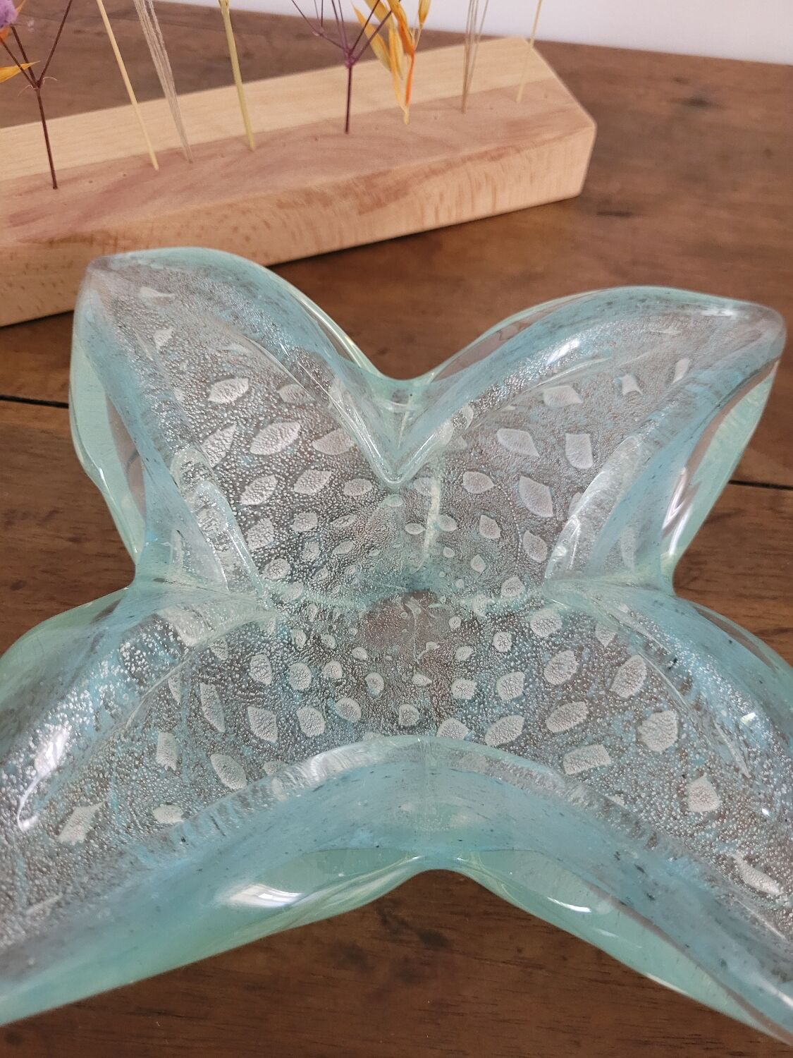 Murano glass pocket emptier