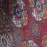 Tapis vintage ouzbek Boukhara fait main 128 cm x 183 cm années 1920