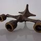 Brutalist Bronze Candleholder, 1960s