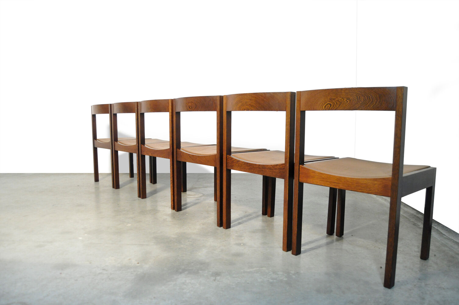 Set of 6 modern dining chairs by Gerard Geytenbeek for AZS furniture, Netherlands 1960s