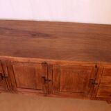 Old Burmese teak sideboard