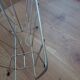 Gold metal magazine rack