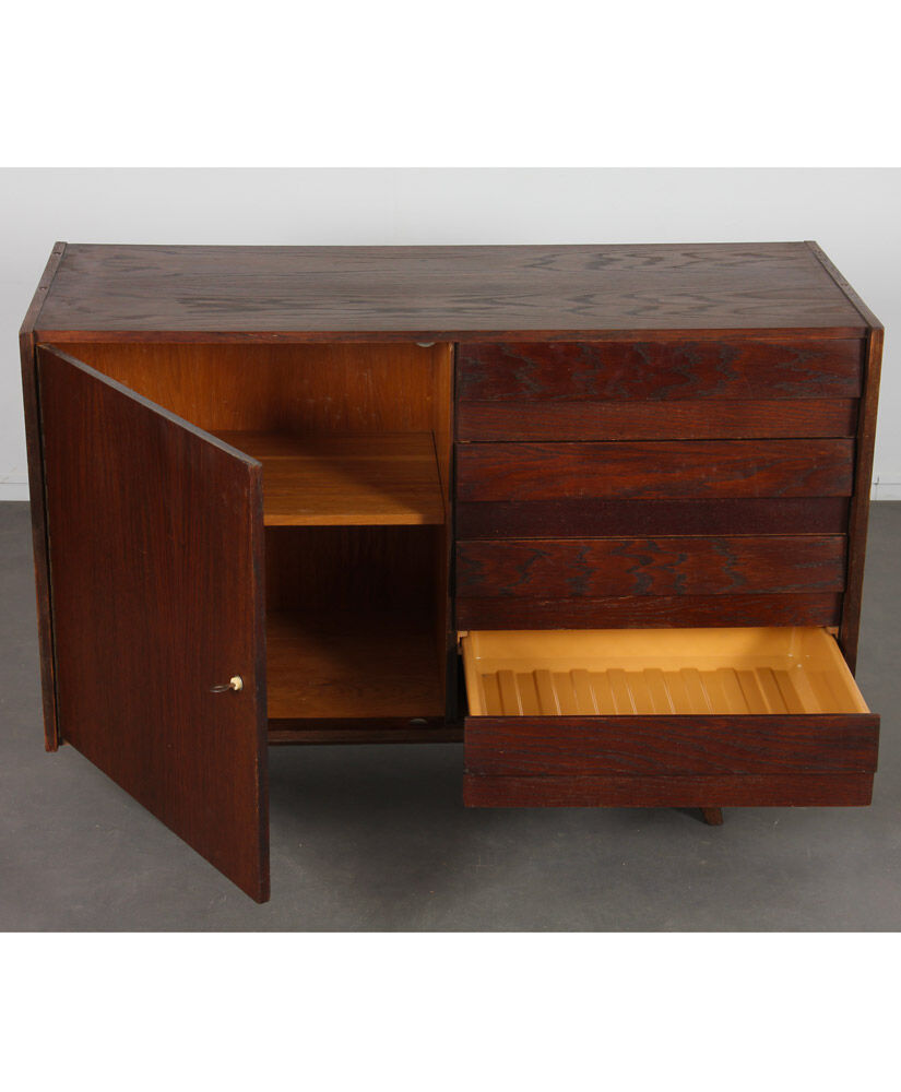 Buffet in stained oak model U-458 by Jiri Jiroutek, 1960