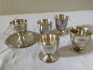 silver metal coquetiers