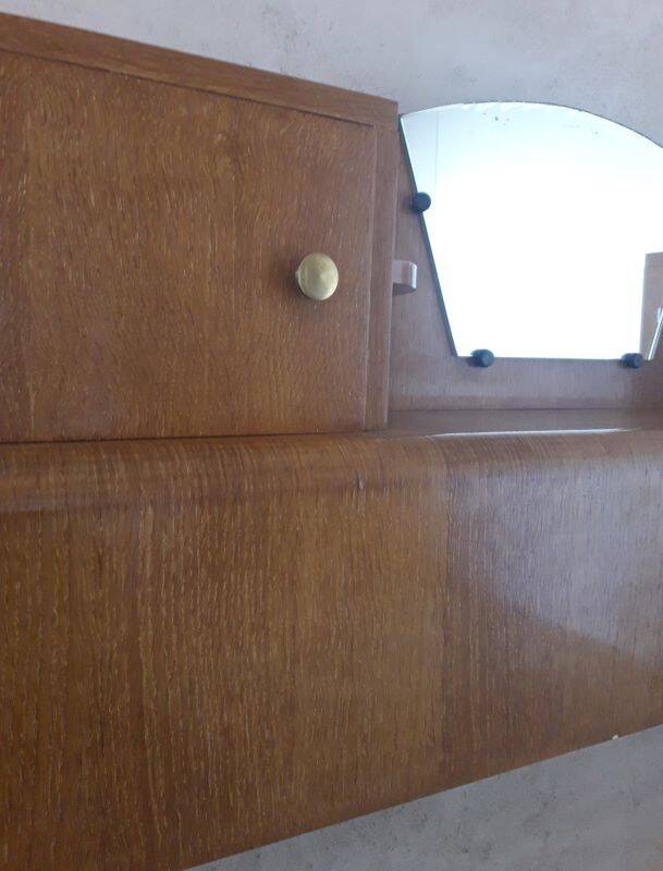 Cozy vintage headboard