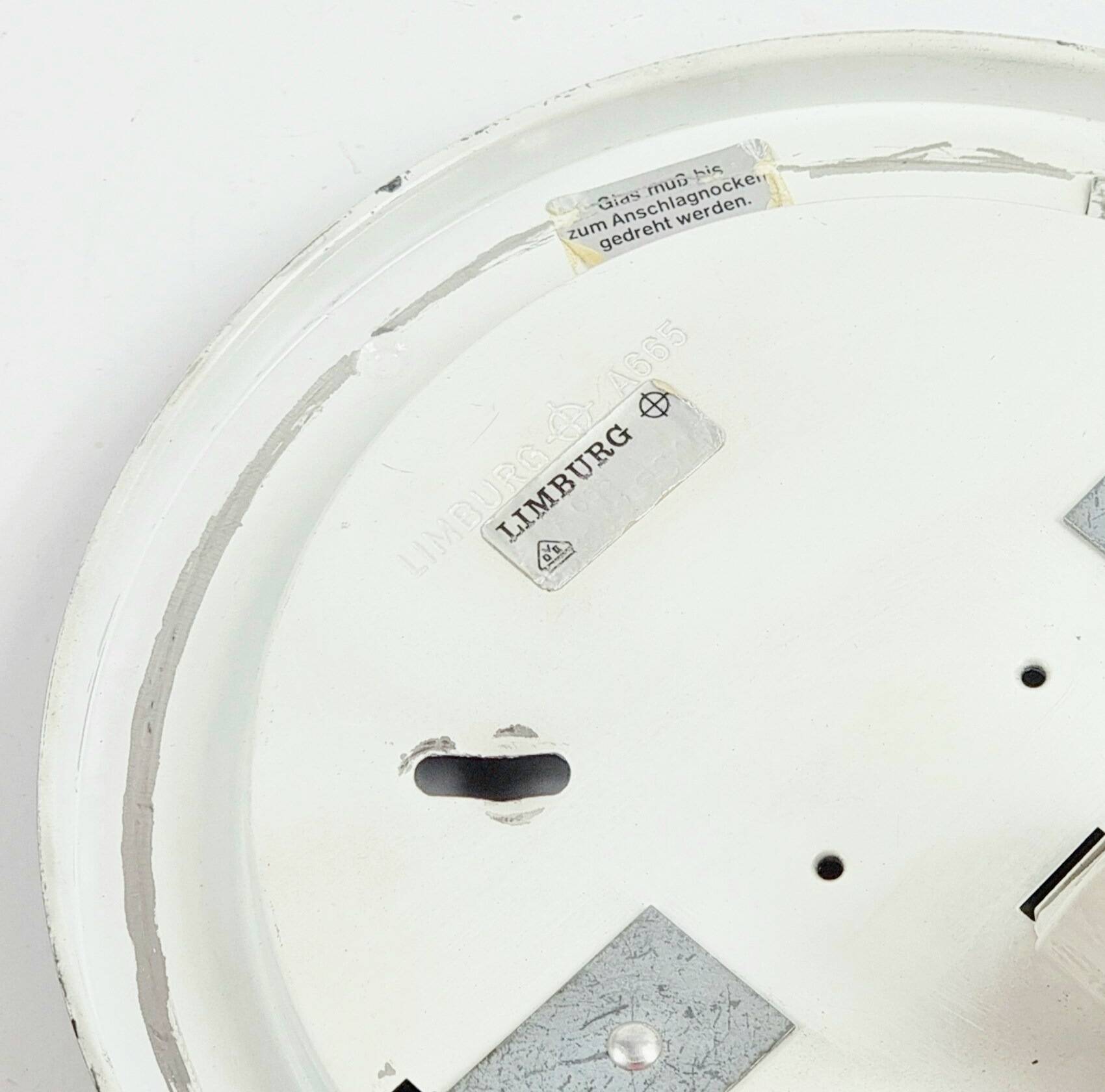 Mid-Century Glass Ceiling Light from Limburg, Germany, 1960s