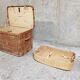 Vintage wicker trunk