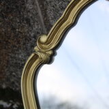 Miroir vintage doré 32x47cm