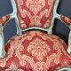 Paire de Cabriolets de Style Louis XV en Hêtre polychrome