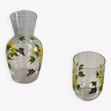 Service à boisson peinture fait main