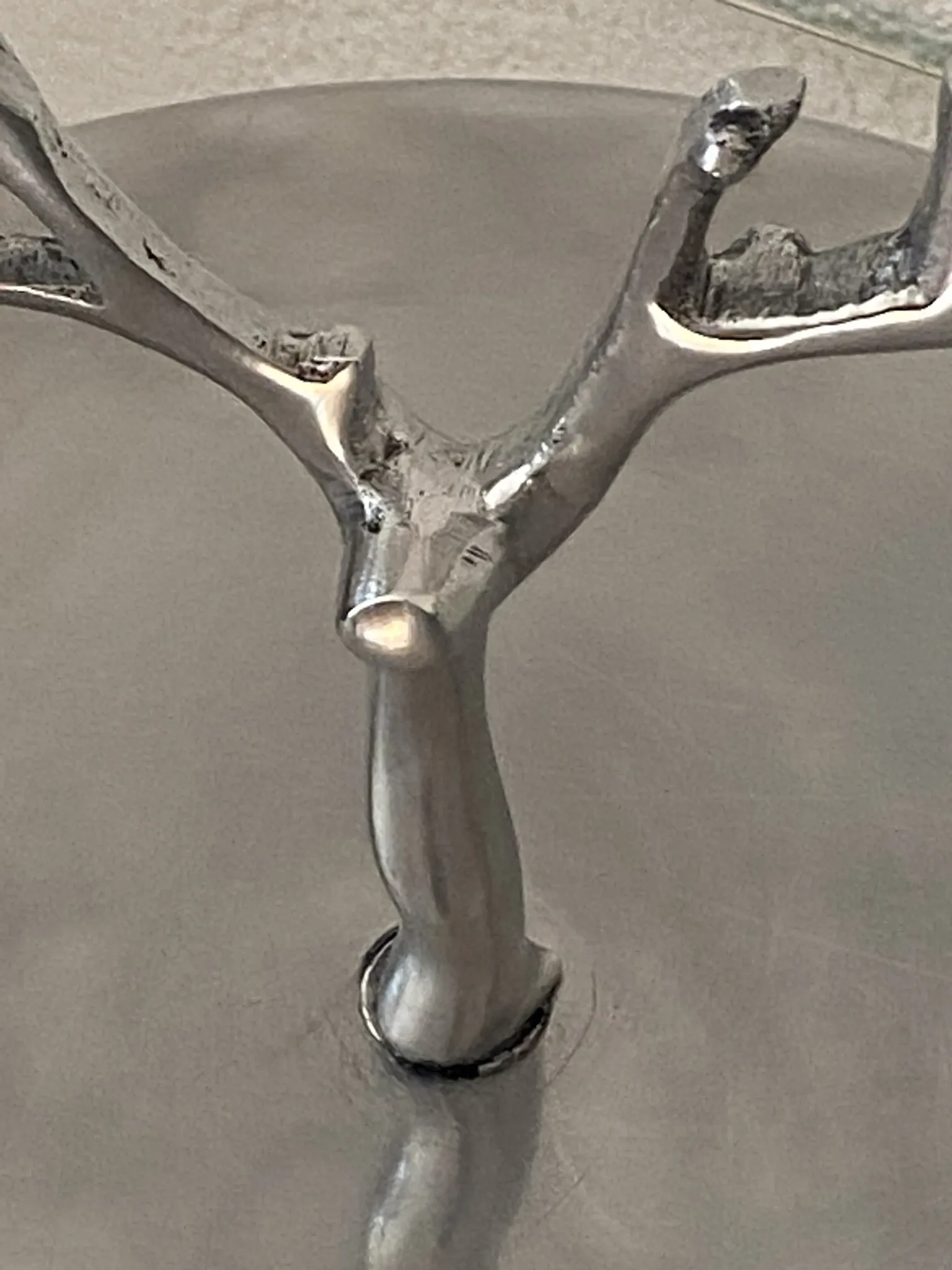 Polished aluminium plate