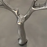 Polished aluminium plate