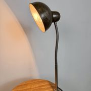 Lampe de table à col de cygne d'atelier industriel, années 1960