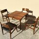4 chaises H Vestevig Eriksen, Møbelfabrik. Danemark 1960