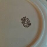 Series of six plates in earthenware BV ceramics South East