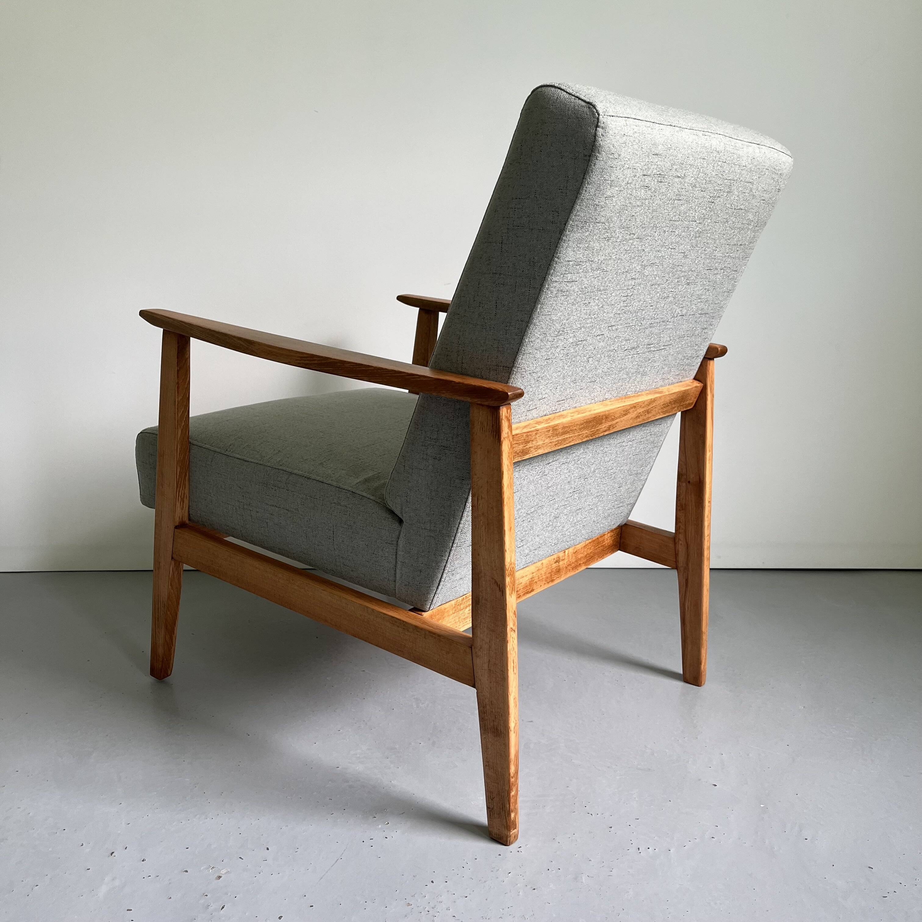Vintage Grey Green Club Armchair