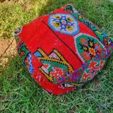 Moroccan carpet pouf
