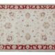 Traditional Living Room Rug, Cream Red Floral Oriental Carpet 119x175cm