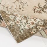 Geometric Handknotted Wool Rug