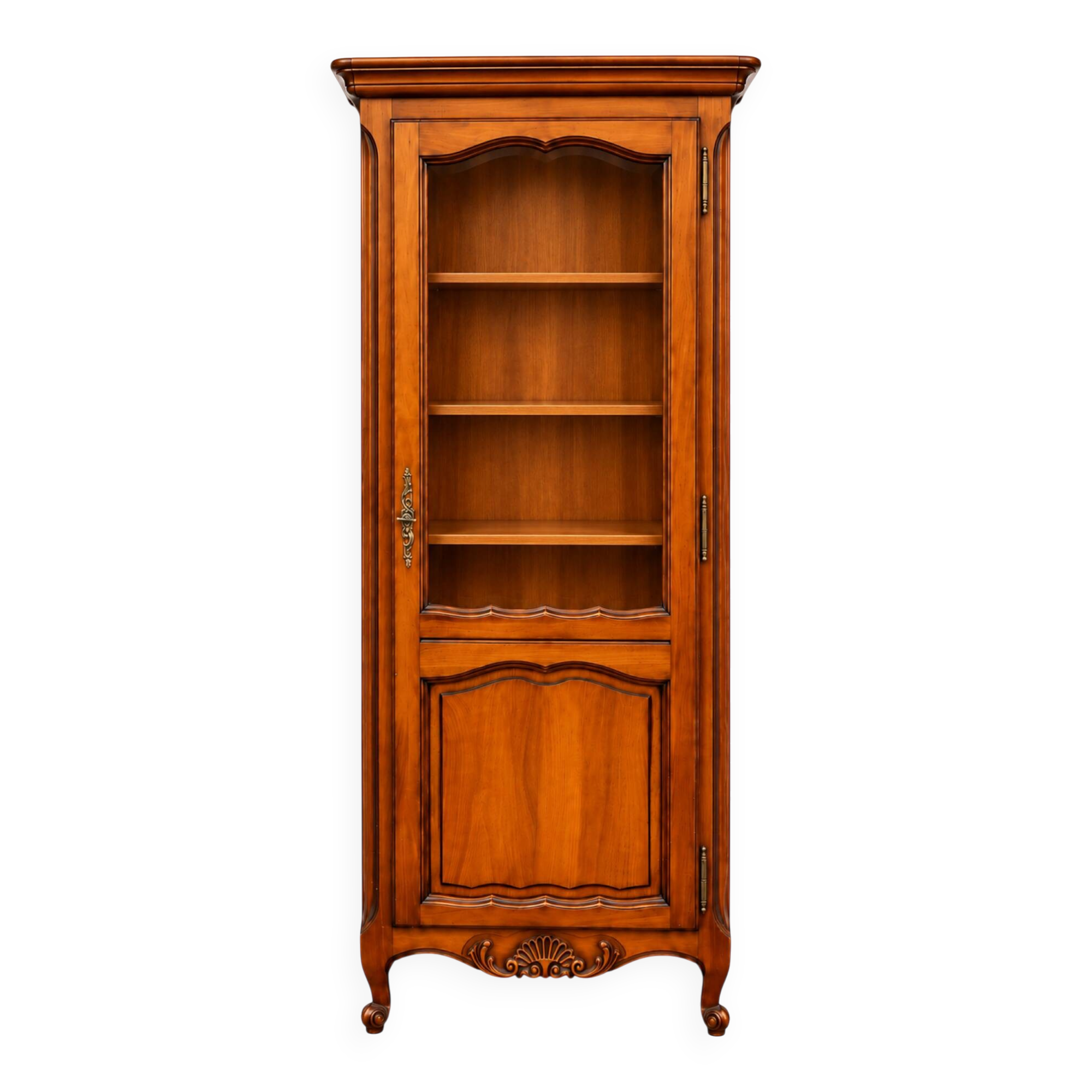 Vitrine Argentier style Louis XV Provençal