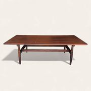 Table basse vintage en palissandre – style scandinave années 60