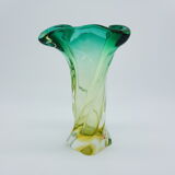Murano Italy blown glass vase