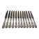 12 silver-plated metal table knives Boulenger LXV demi riche