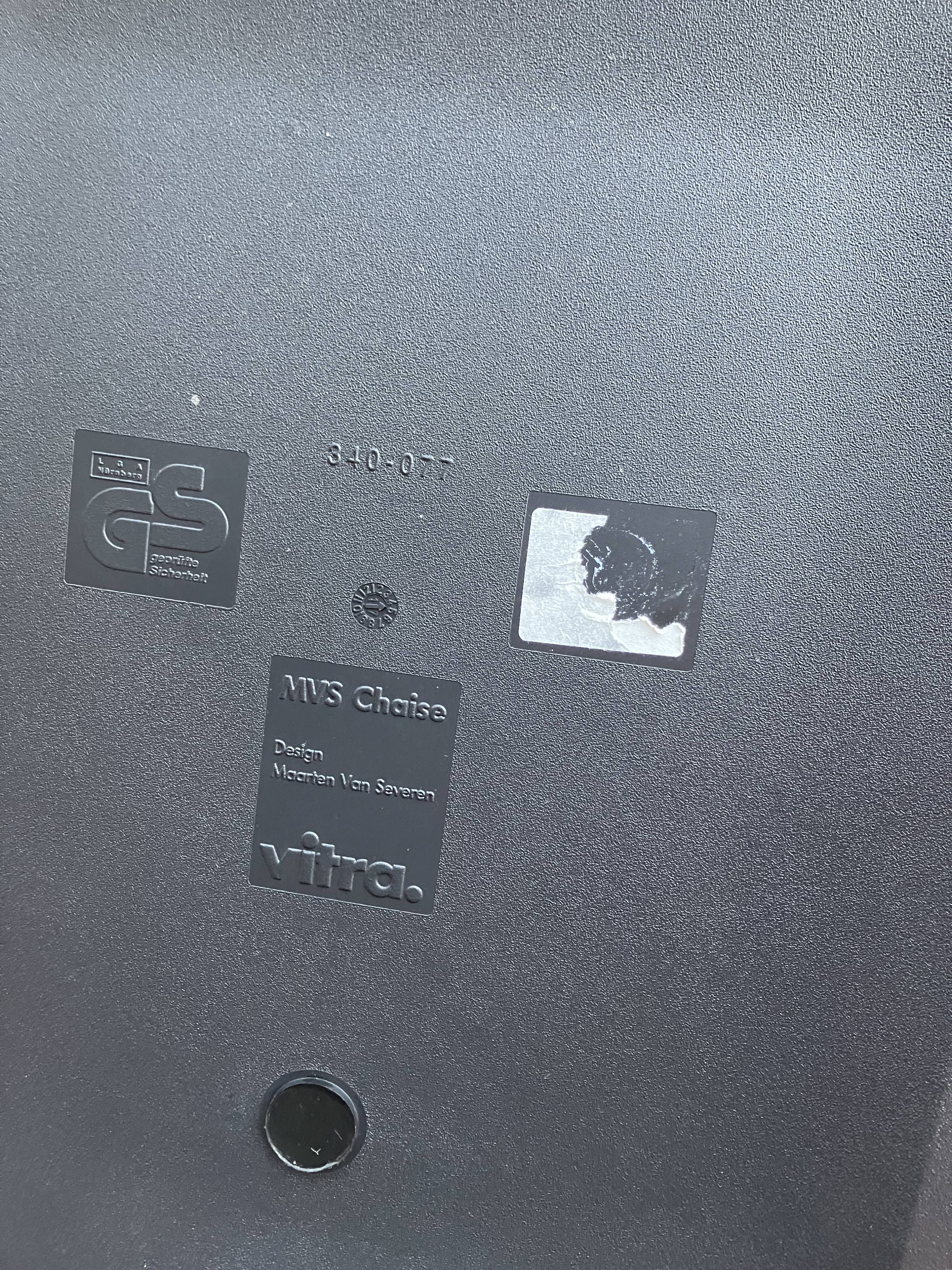 Vitra MVS Lounge of Maarten of Severen 1999